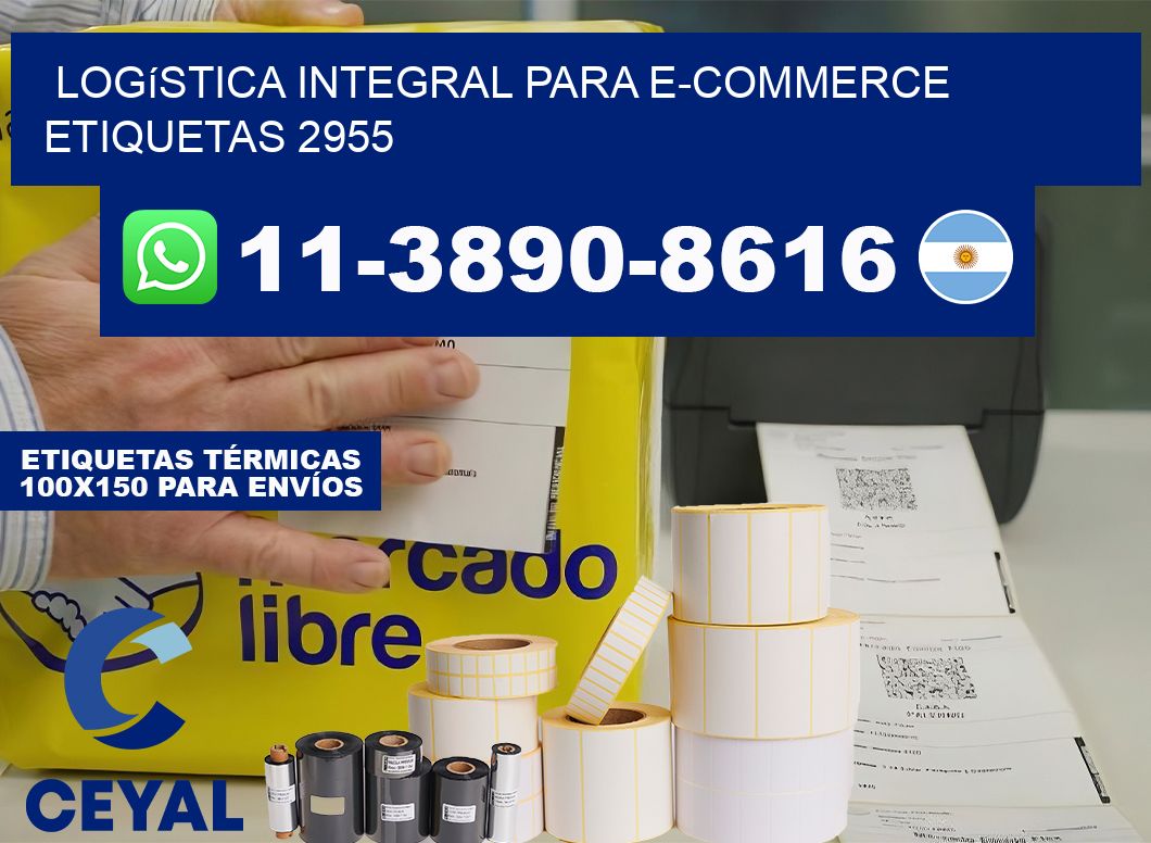Logística integral para e-commerce  etiquetas 2955