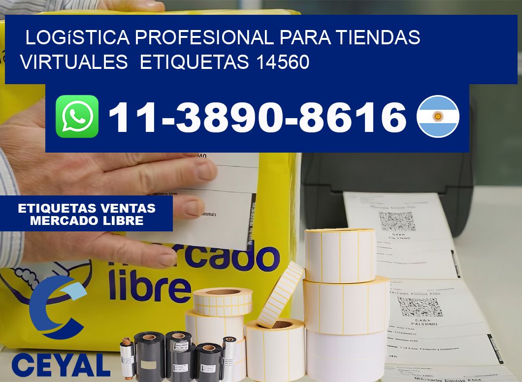 Logística profesional para tiendas virtuales  etiquetas 14560