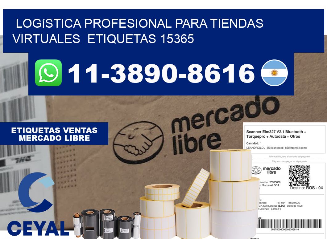Logística profesional para tiendas virtuales  etiquetas 15365