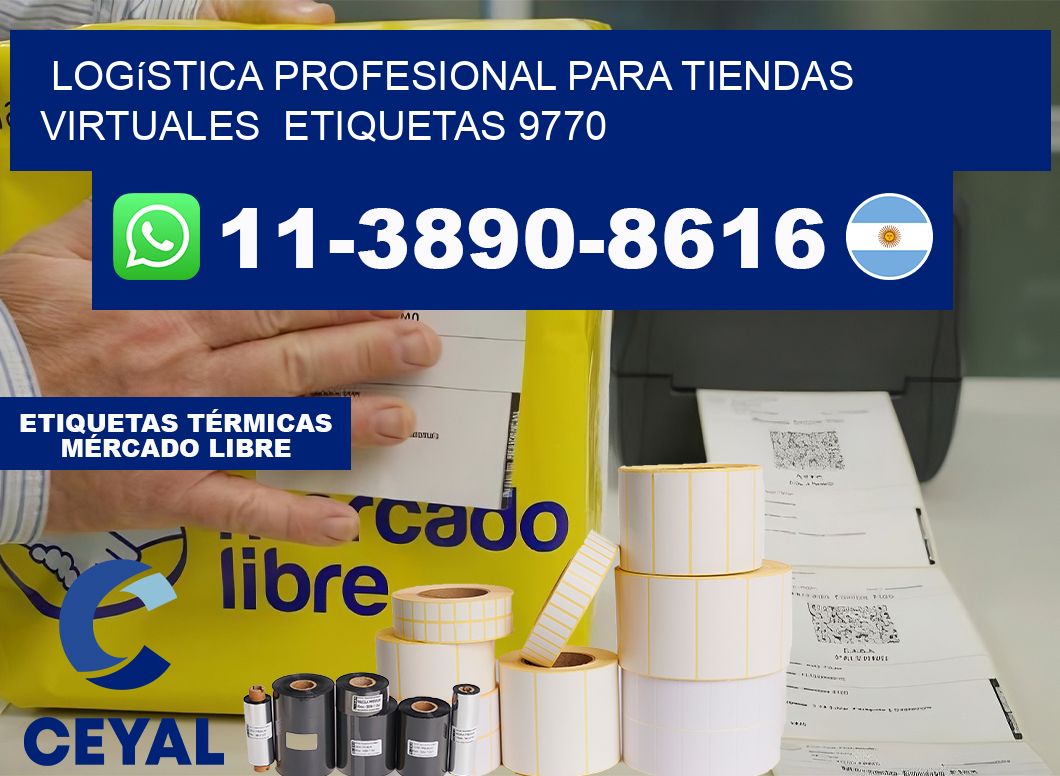 Logística profesional para tiendas virtuales  etiquetas 9770