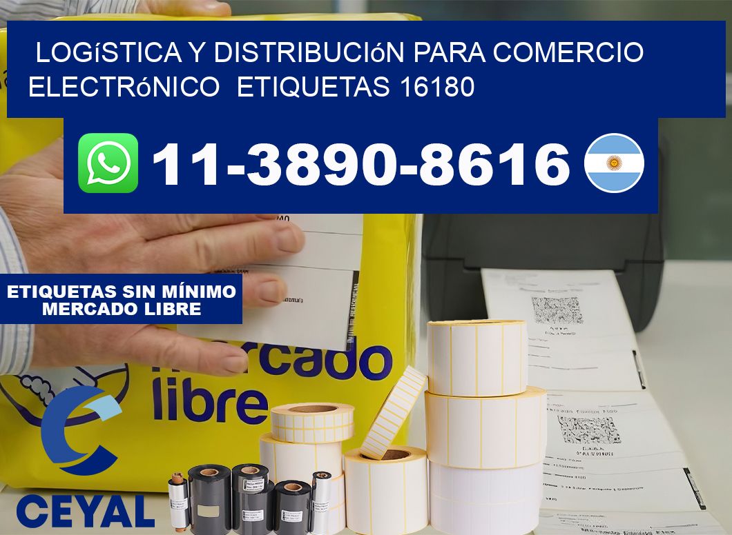 Logística y distribución para comercio electrónico  etiquetas 16180