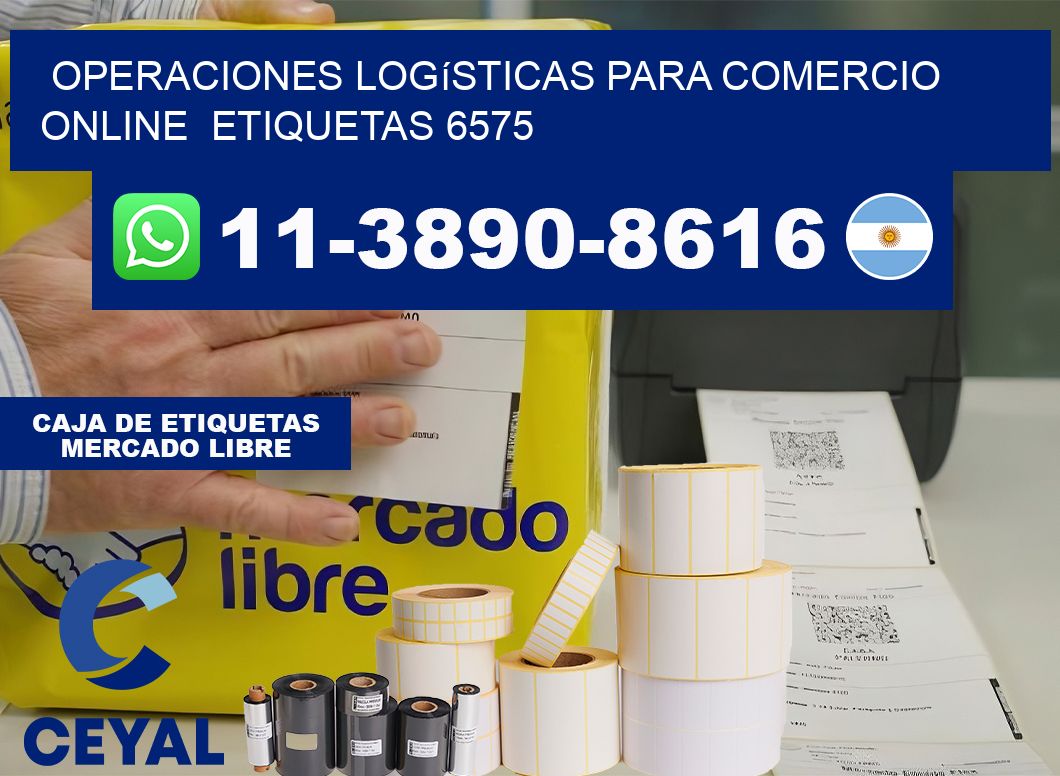 Operaciones logísticas para comercio online  etiquetas 6575