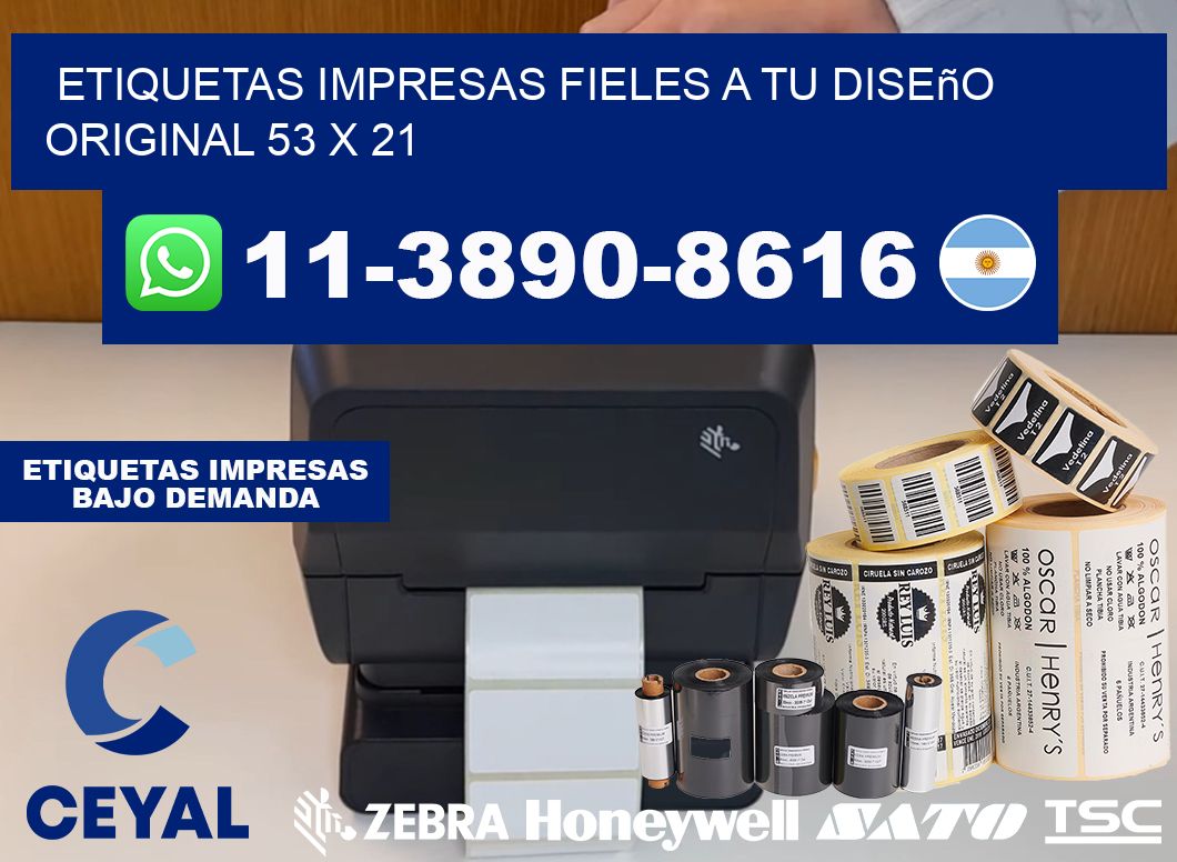 etiquetas impresas fieles a tu diseño original 53 x 21