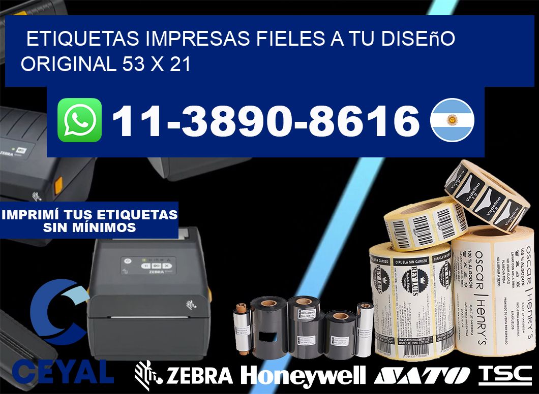 etiquetas impresas fieles a tu diseño original 53 x 21