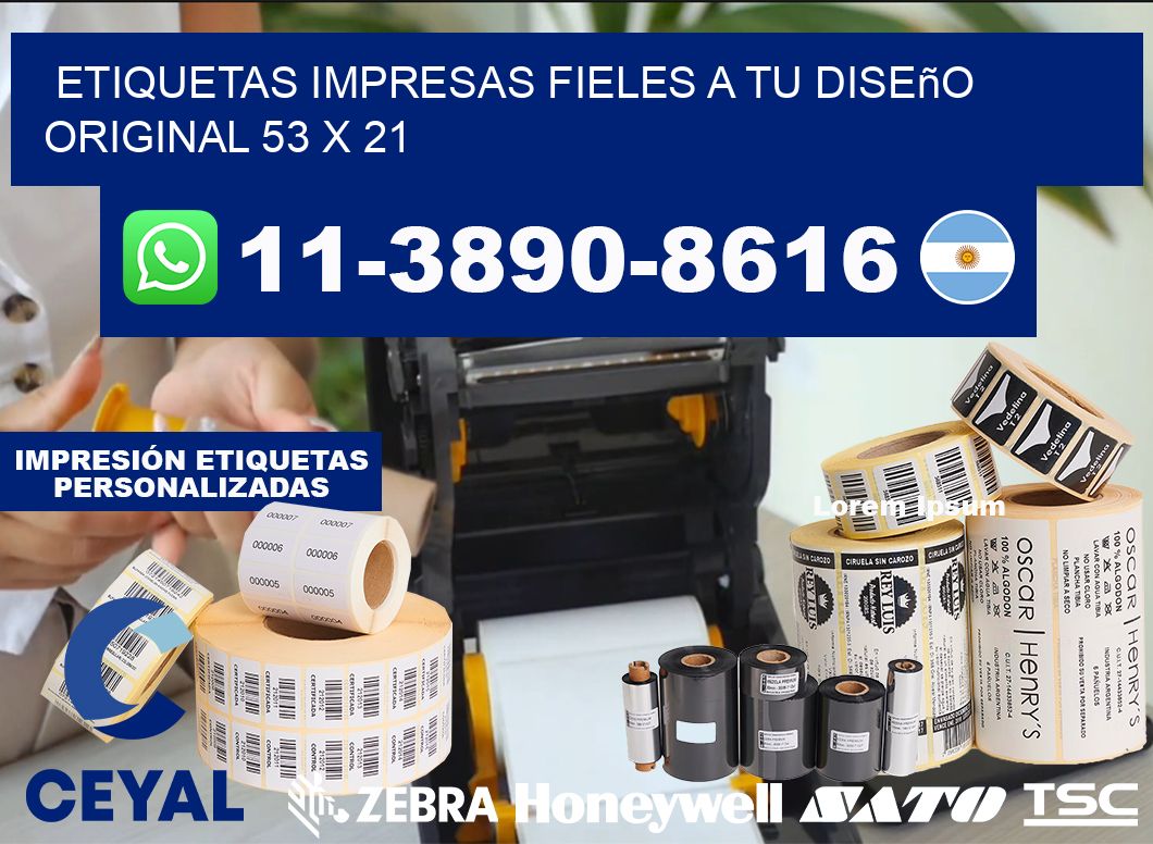 etiquetas impresas fieles a tu diseño original 53 x 21
