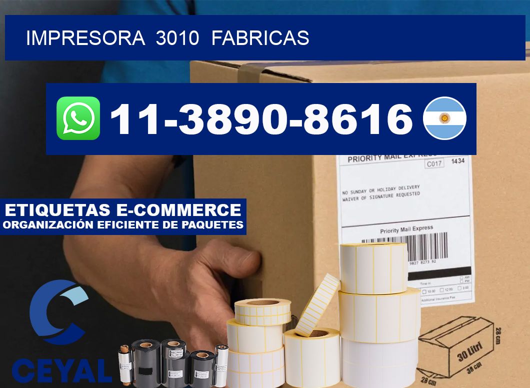 impresora  3010  fabricas
