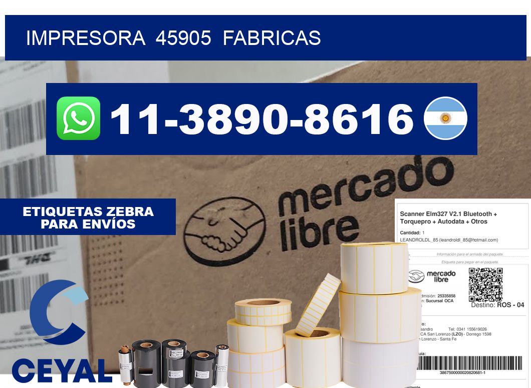 impresora  45905  fabricas