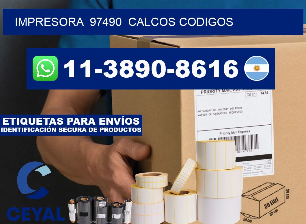 impresora  97490  calcos codigos