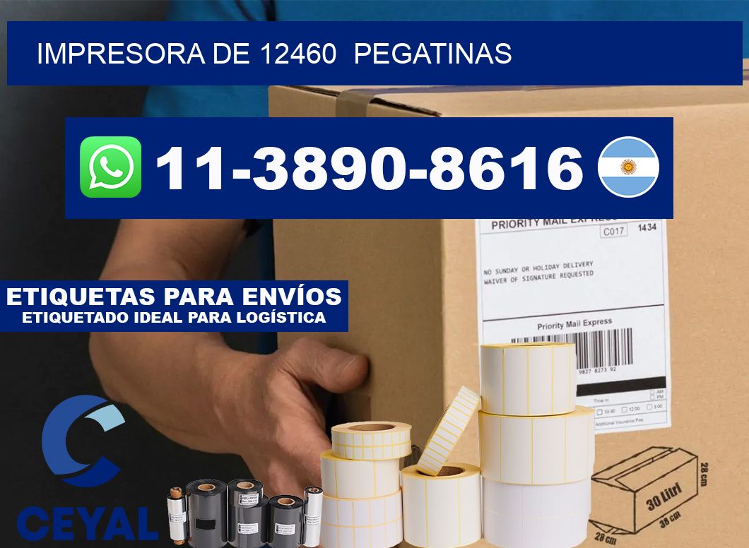 impresora de 12460 pegatinas