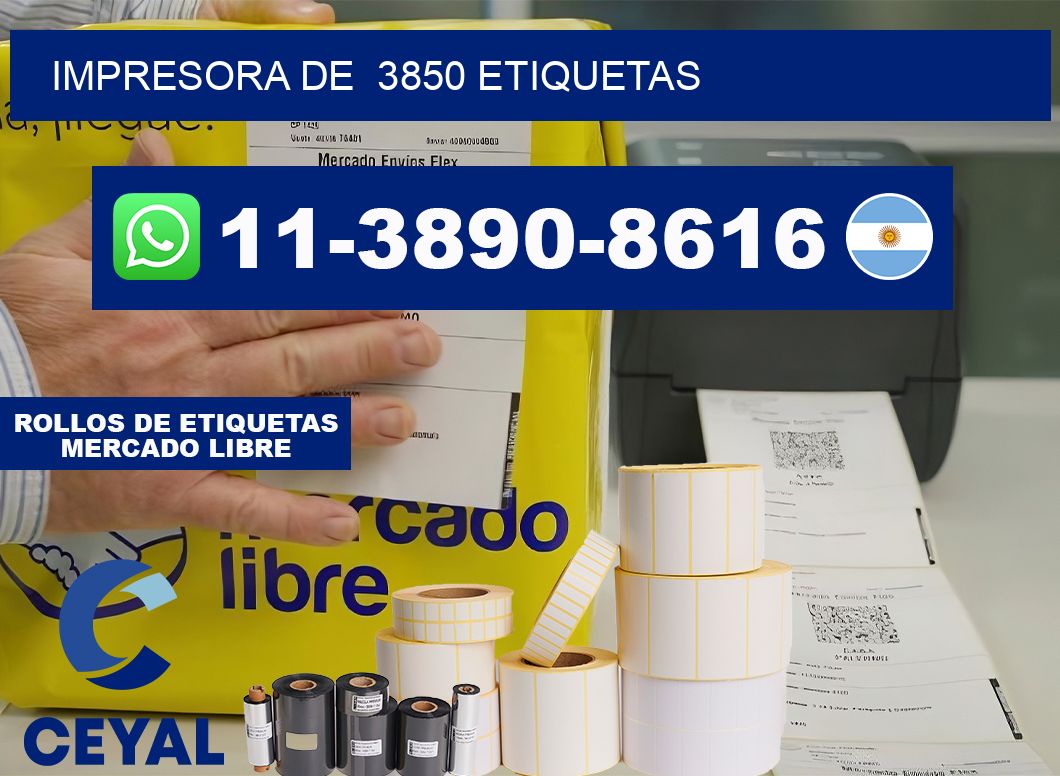 impresora de  3850 etiquetas