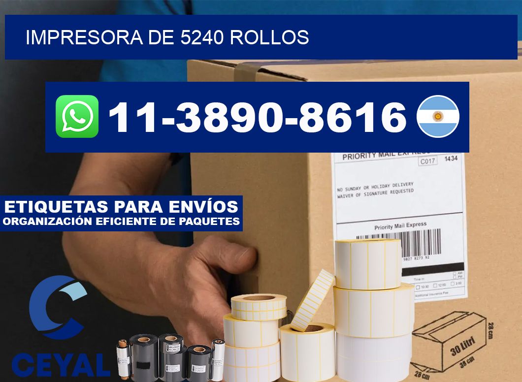 impresora de 5240 rollos