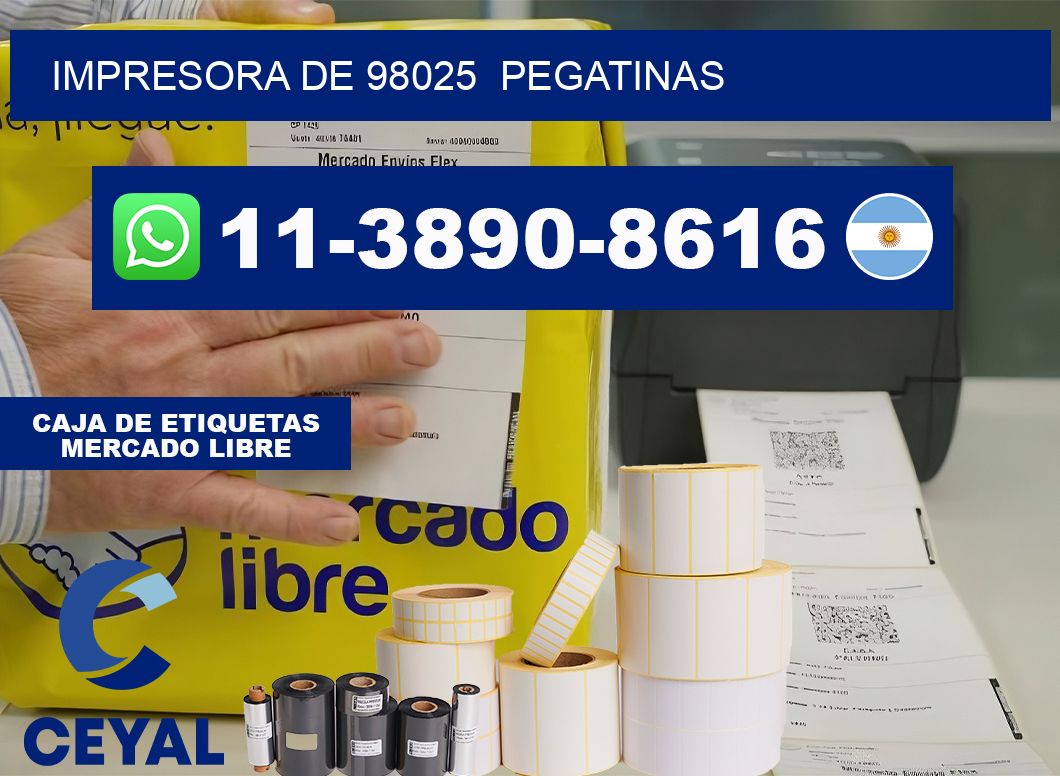 impresora de 98025 pegatinas