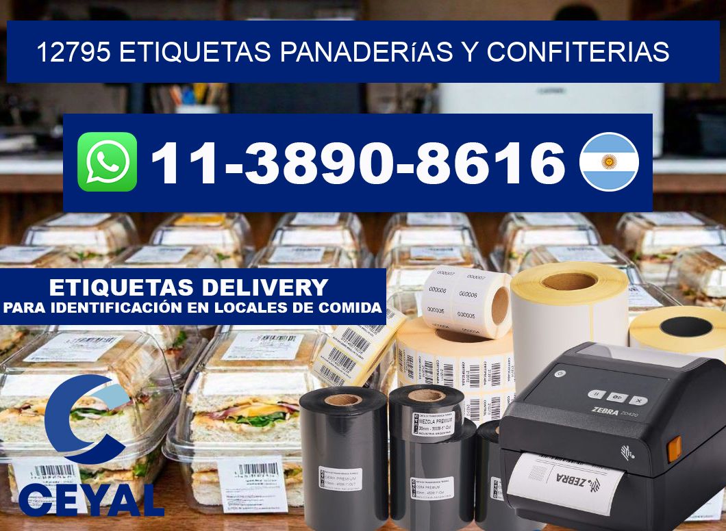 12795 etiquetas panaderías y confiterias