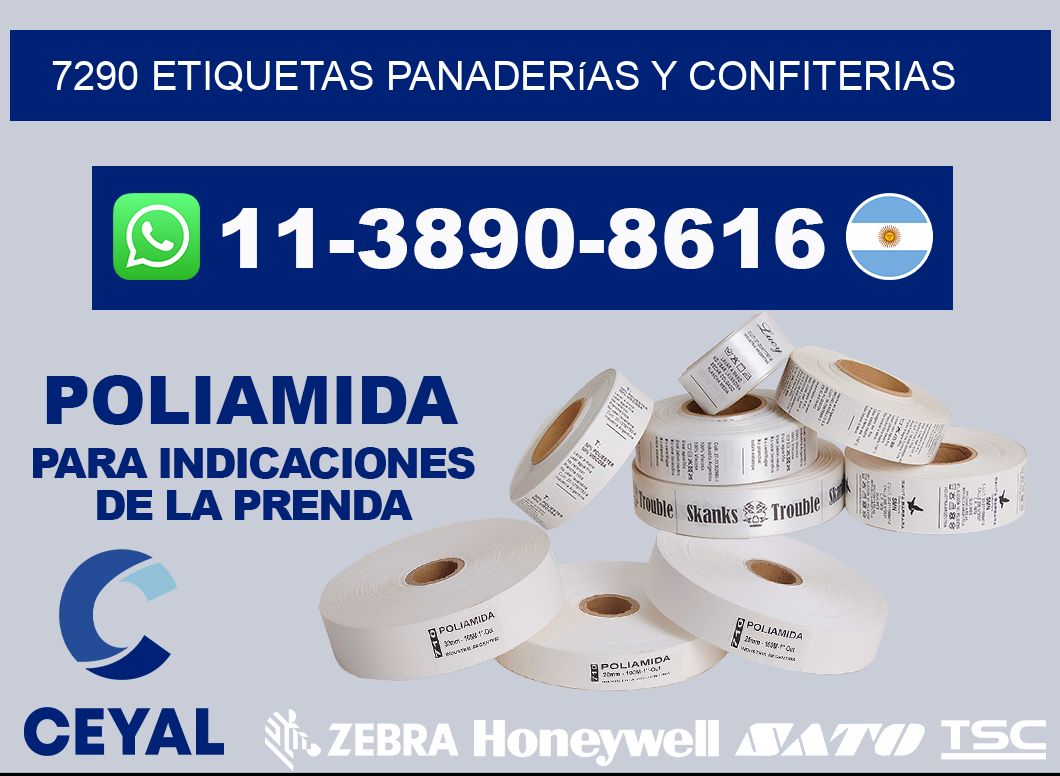 7290 etiquetas panaderías y confiterias