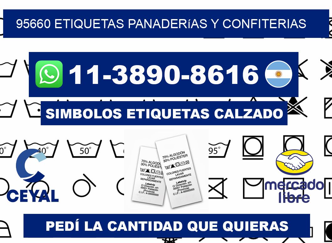 95660 etiquetas panaderías y confiterias