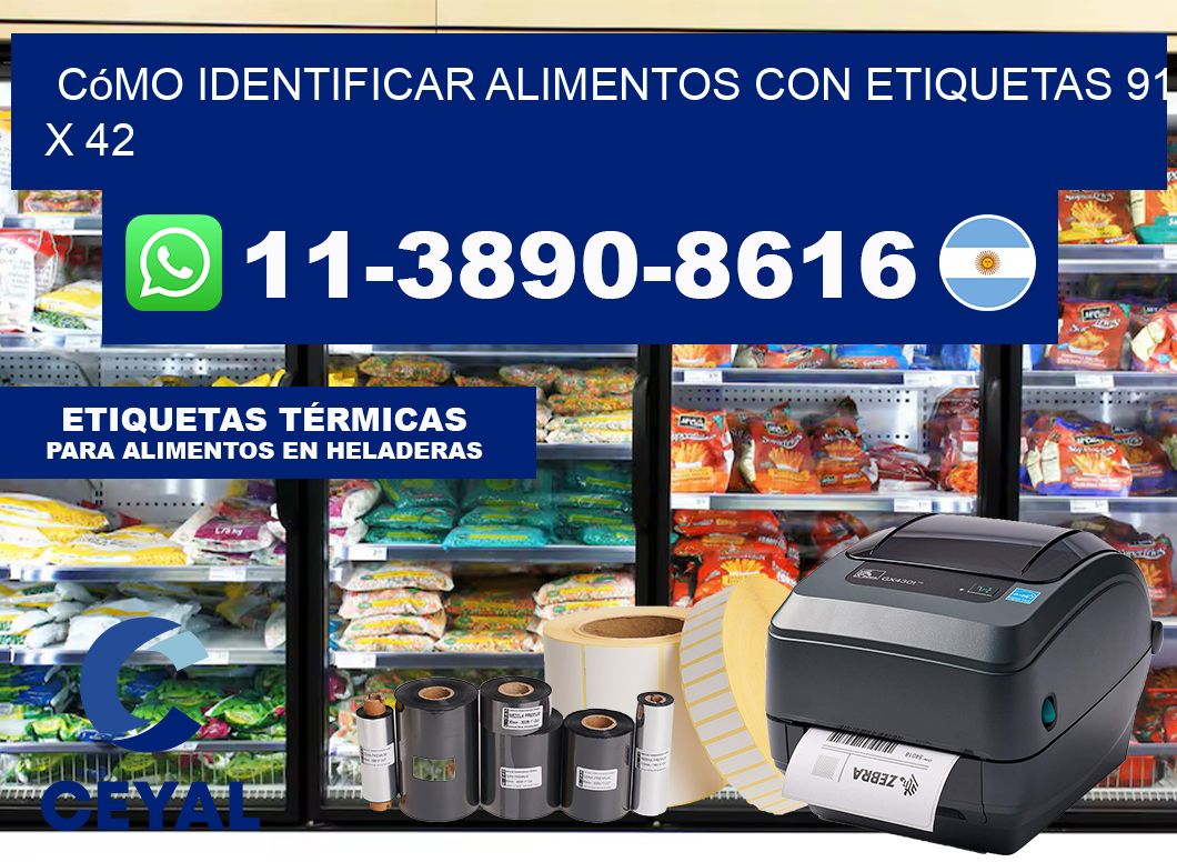 Cómo identificar alimentos con etiquetas 91 x 42