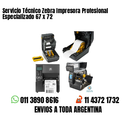 Servicio Técnico Zebra Impresora Profesional Especializado 67 x 72