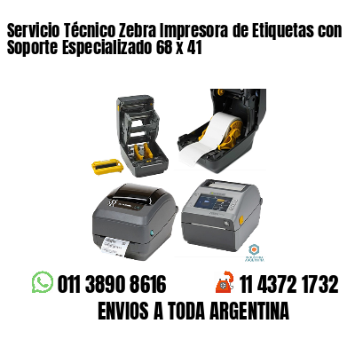 Servicio Técnico Zebra Impresora de Etiquetas con Soporte Especializado 68 x 41