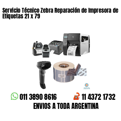 Servicio Técnico Zebra Reparación de Impresora de Etiquetas 21 x 79