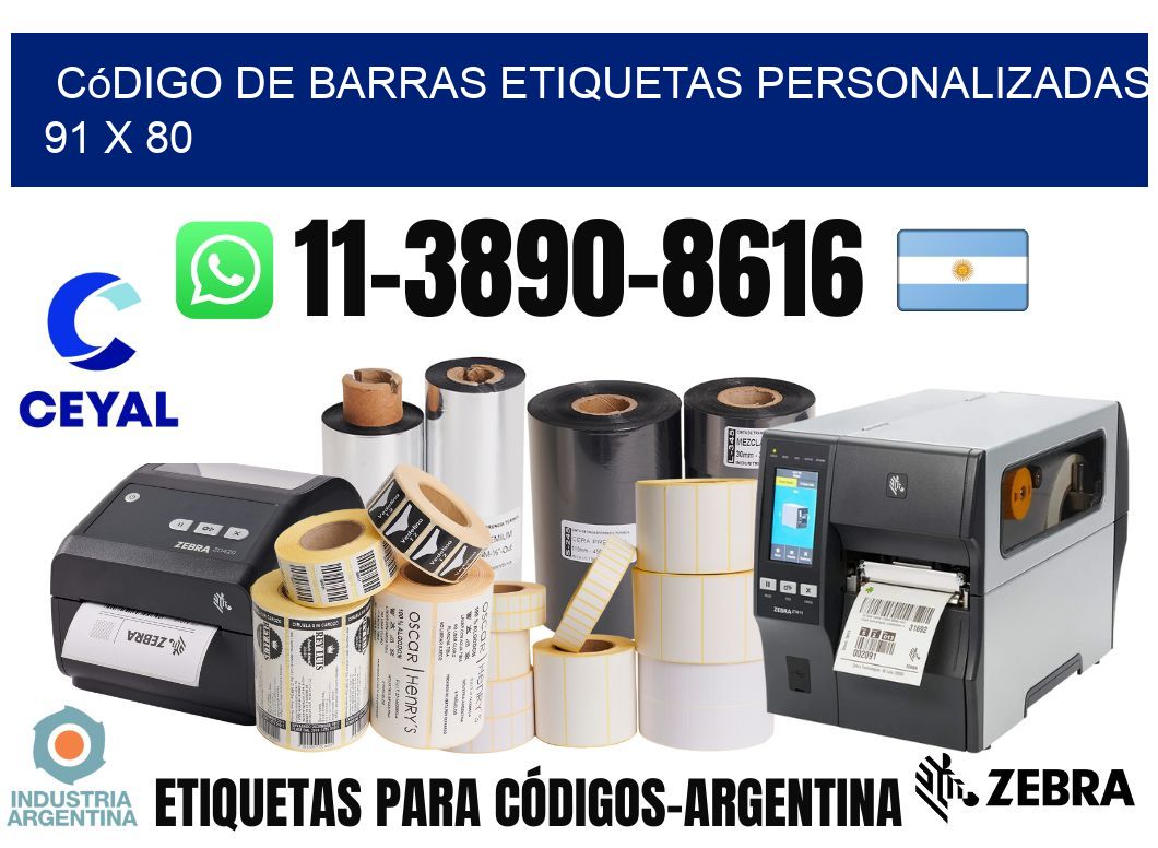 código de barras etiquetas personalizadas 91 x 80