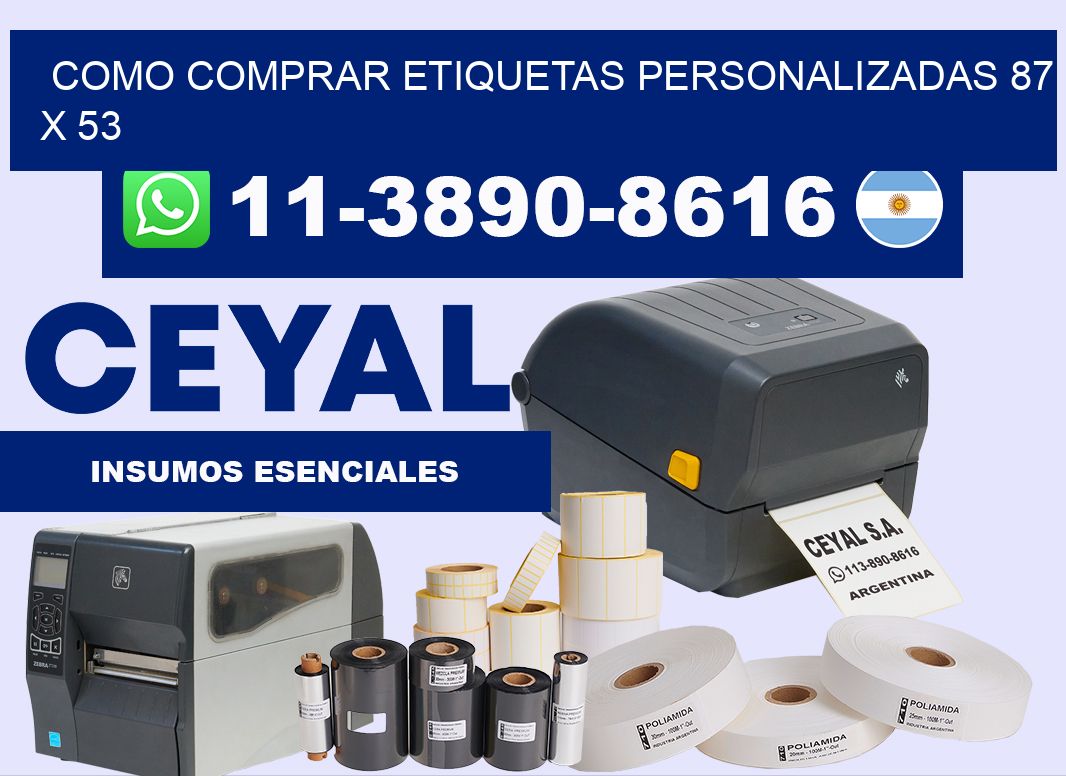 como comprar etiquetas personalizadas 87 x 53