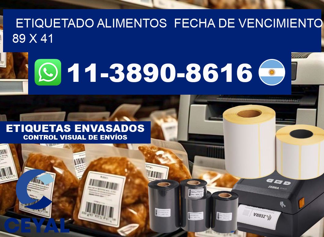 etiquetado alimentos Fecha de vencimiento 89 x 41