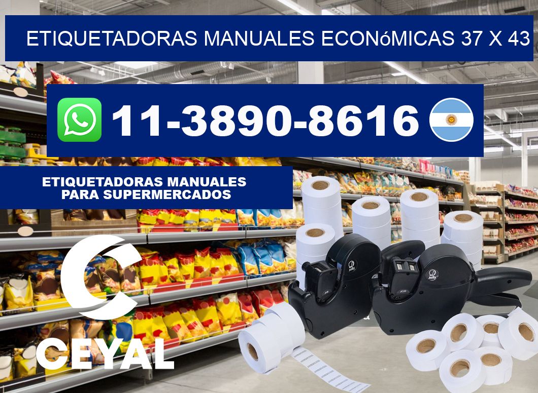 etiquetadoras manuales económicas 37 x 43