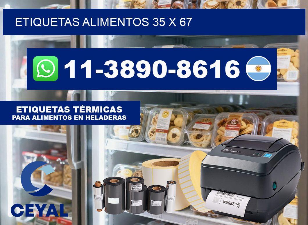 etiquetas alimentos 35 x 67