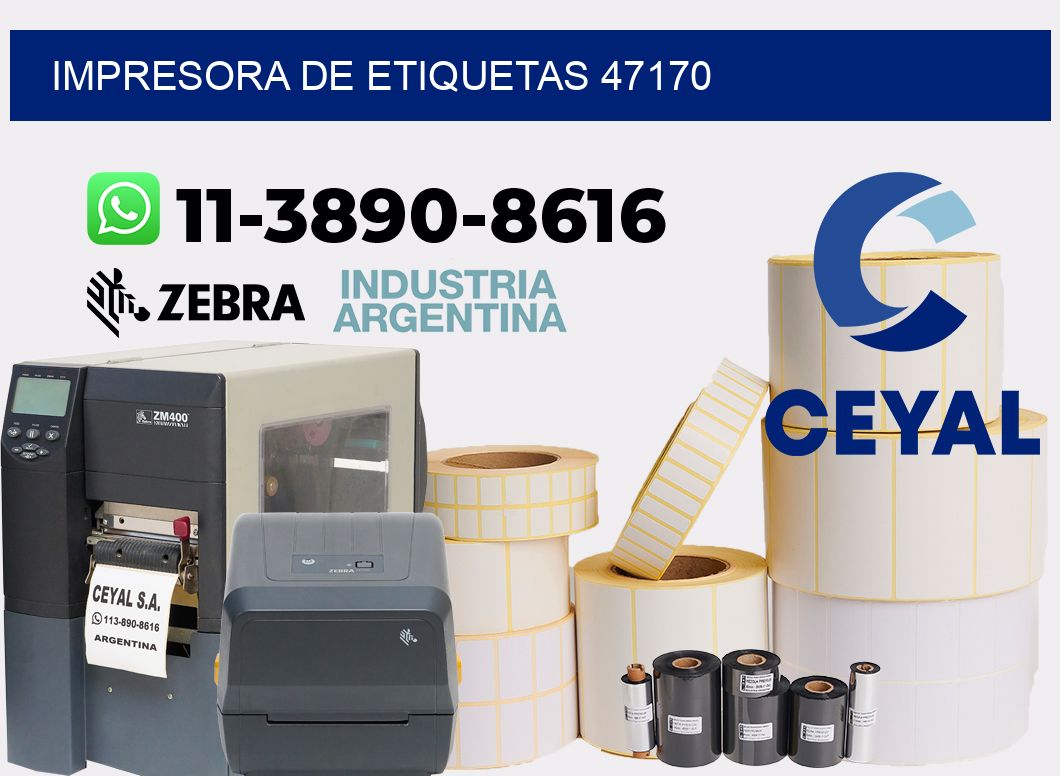 impresora de etiquetas 47170