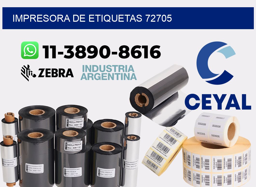 impresora de etiquetas 72705