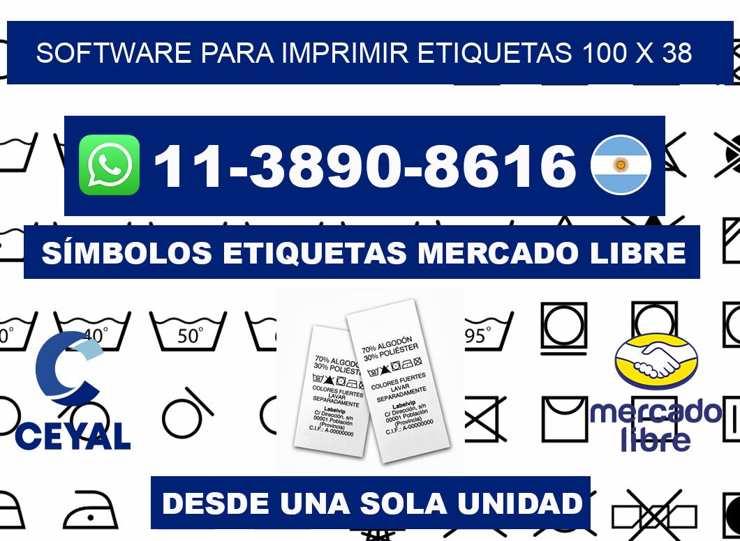 software para imprimir etiquetas 100 x 38