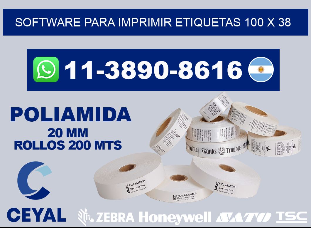software para imprimir etiquetas 100 x 38
