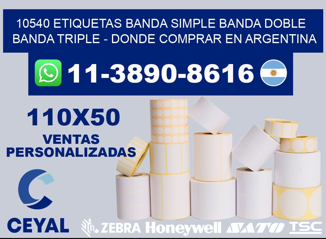 10540 etiquetas banda simple banda doble banda triple - Donde Comprar en Argentina