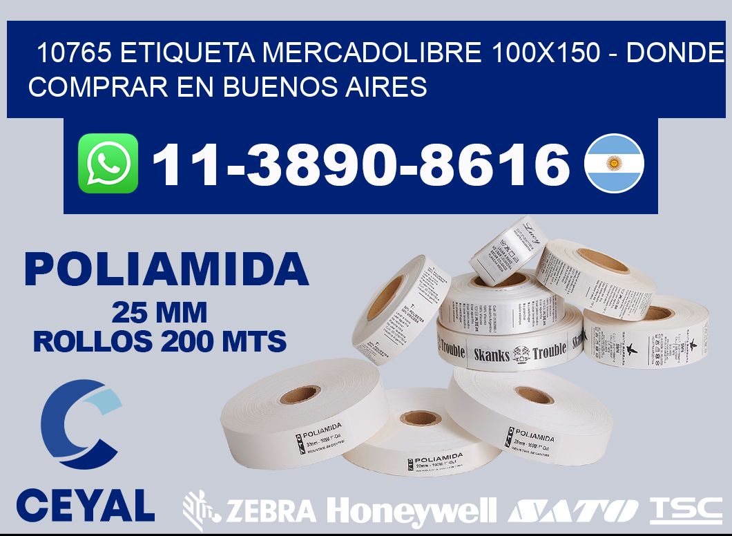 10765 etiqueta MercadoLibre 100x150 - Donde Comprar en Buenos Aires