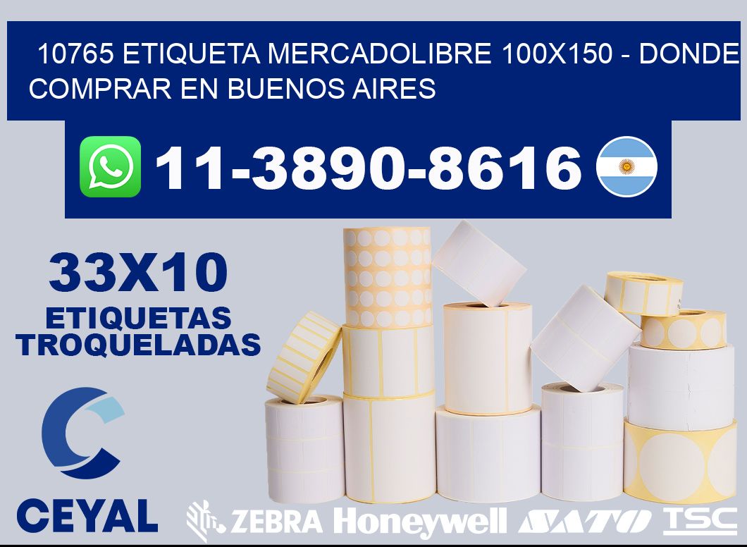 10765 etiqueta MercadoLibre 100x150 - Donde Comprar en Buenos Aires