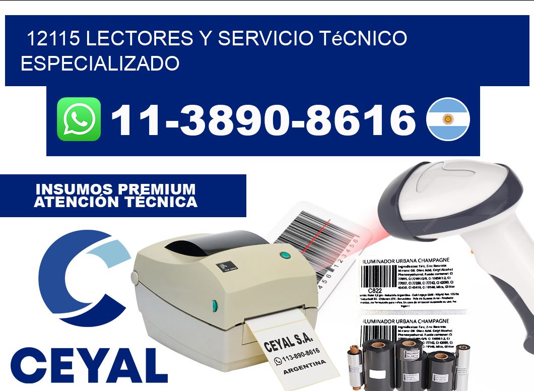 12115 Lectores y Servicio Técnico Especializado