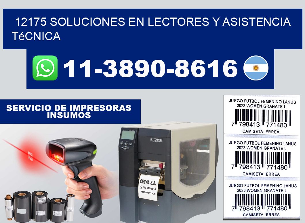 12175 Soluciones en Lectores y Asistencia Técnica
