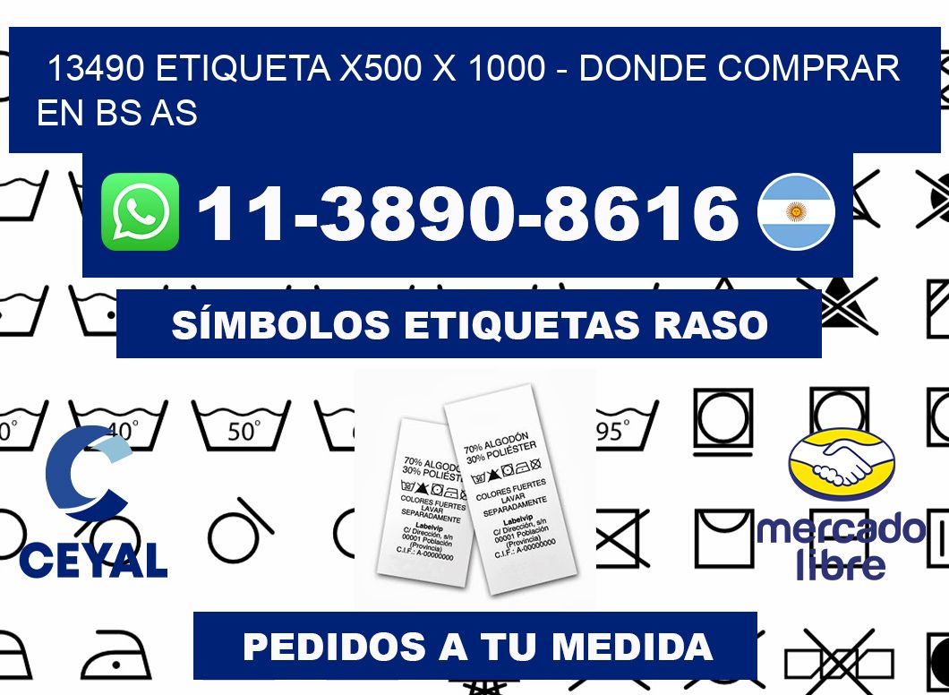 13490 etiqueta x500 x 1000 - Donde Comprar en bs as