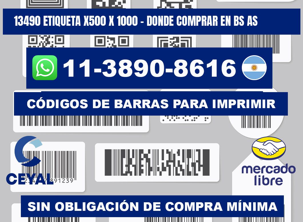 13490 etiqueta x500 x 1000 - Donde Comprar en bs as