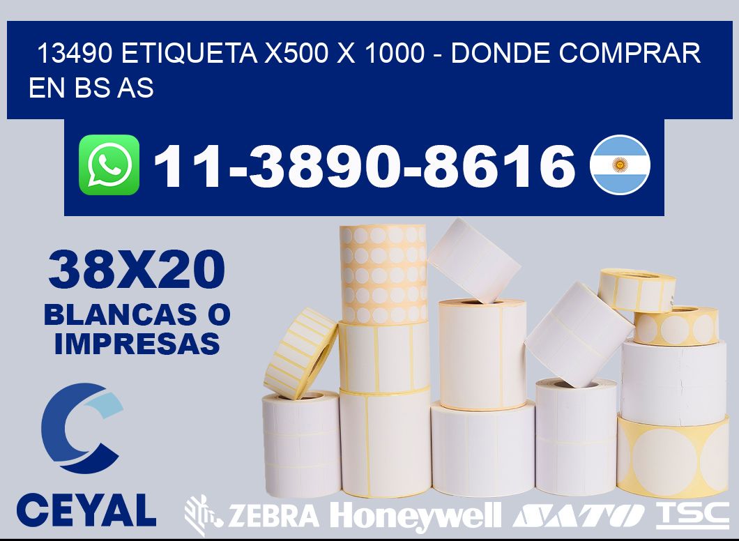 13490 etiqueta x500 x 1000 - Donde Comprar en bs as