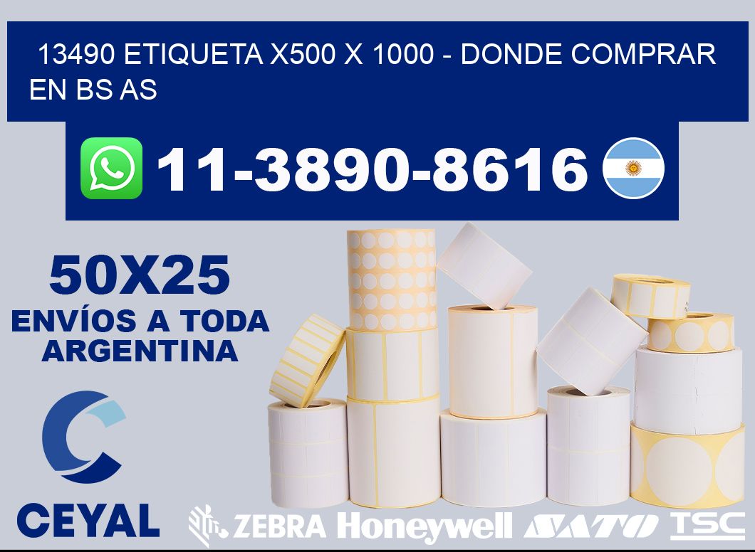 13490 etiqueta x500 x 1000 - Donde Comprar en bs as