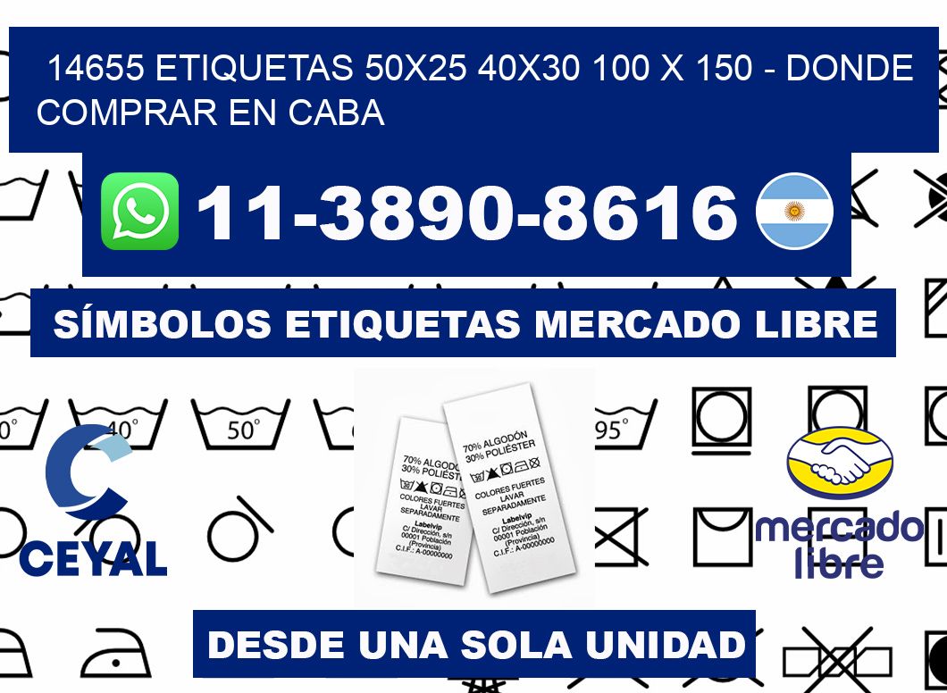14655 etiquetas 50x25 40x30 100 x 150 - Donde Comprar en Caba