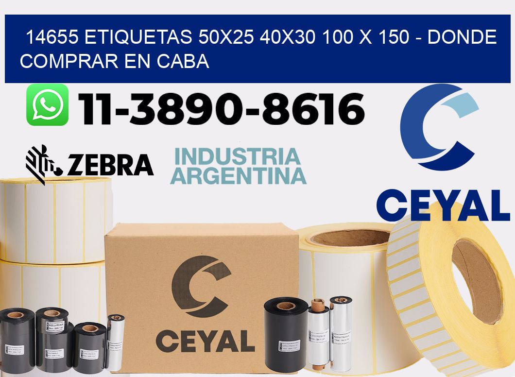 14655 etiquetas 50x25 40x30 100 x 150 - Donde Comprar en Caba
