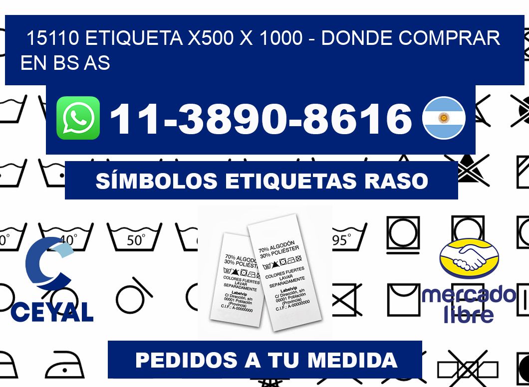 15110 etiqueta x500 x 1000 - Donde Comprar en bs as