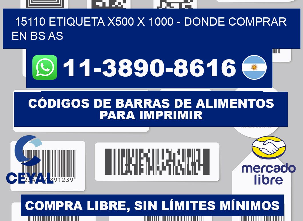 15110 etiqueta x500 x 1000 - Donde Comprar en bs as