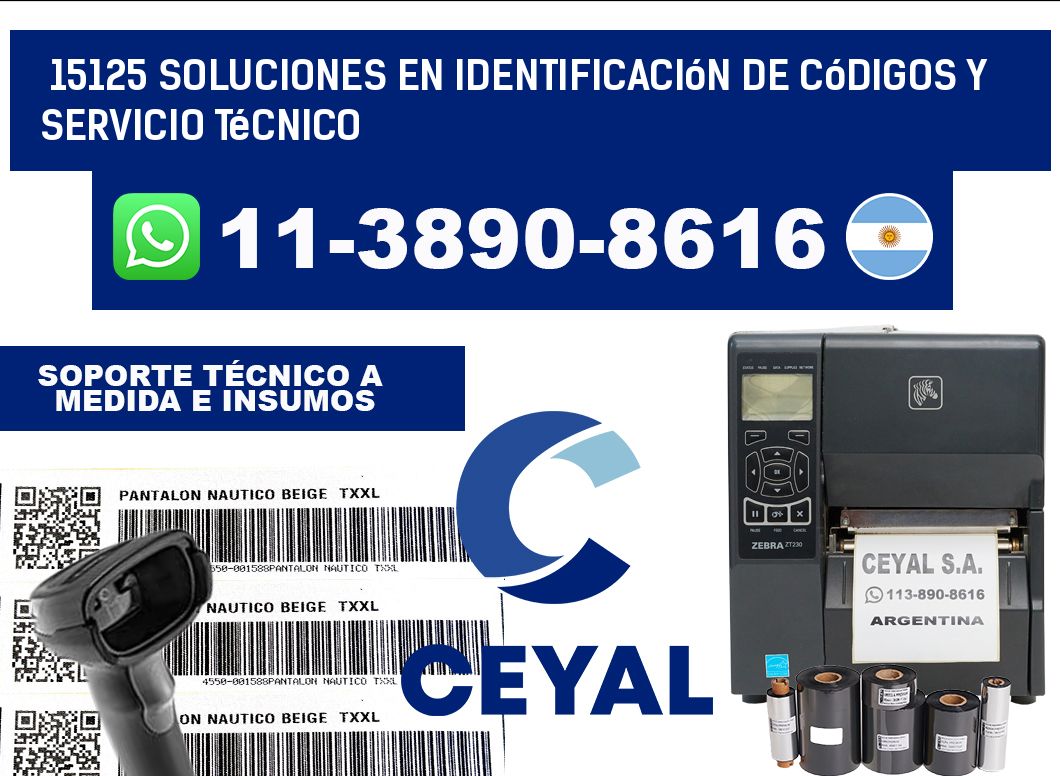 15125 Soluciones en Identificación de códigos y Servicio Técnico