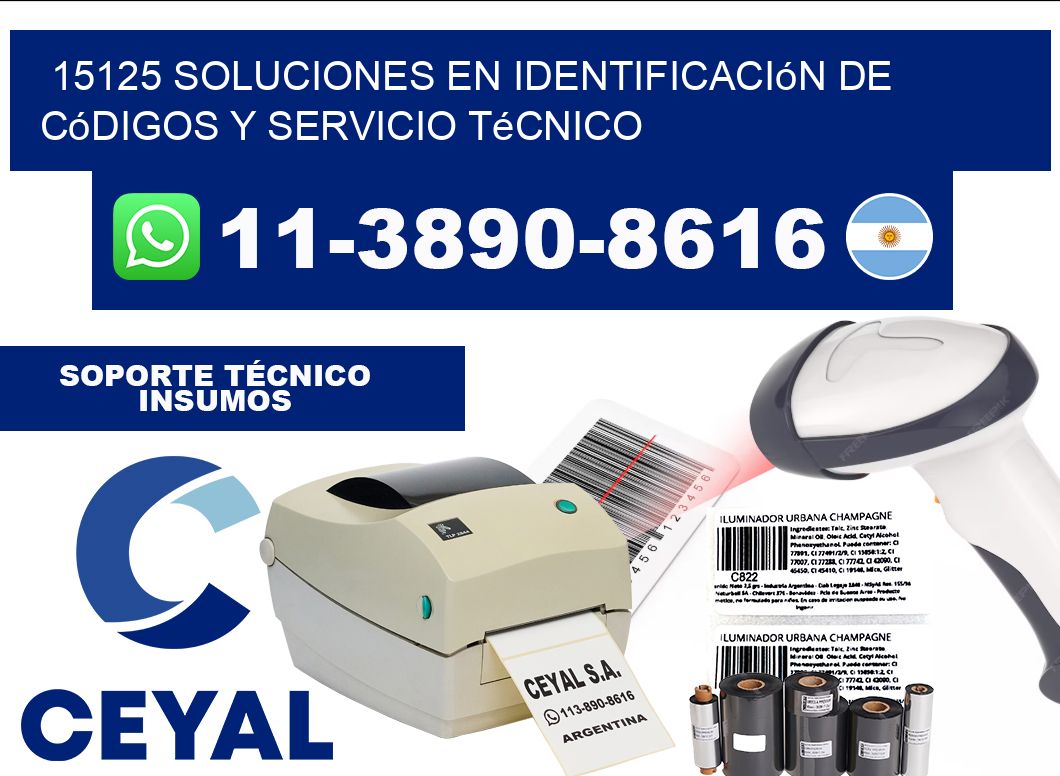 15125 Soluciones en Identificación de códigos y Servicio Técnico