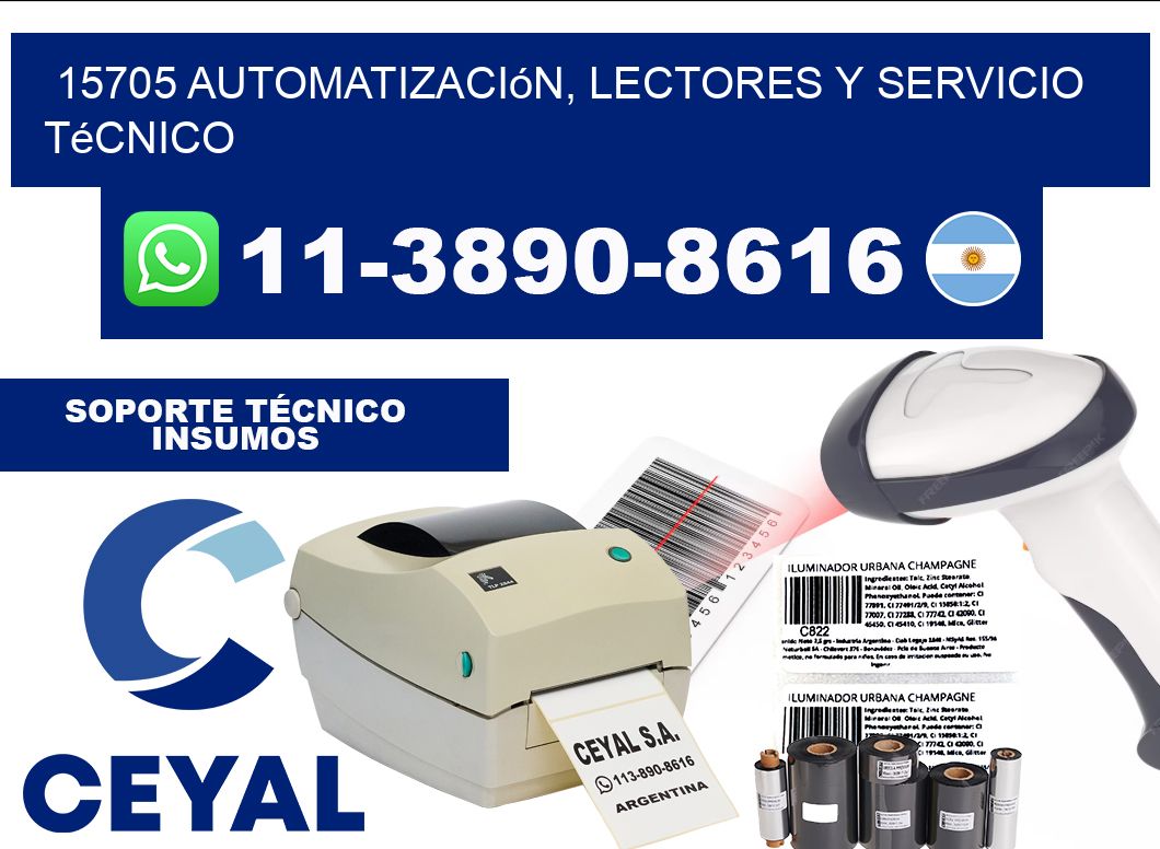 15705 Automatización, Lectores y Servicio Técnico