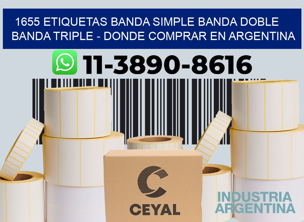 1655 etiquetas banda simple banda doble banda triple - Donde Comprar en Argentina
