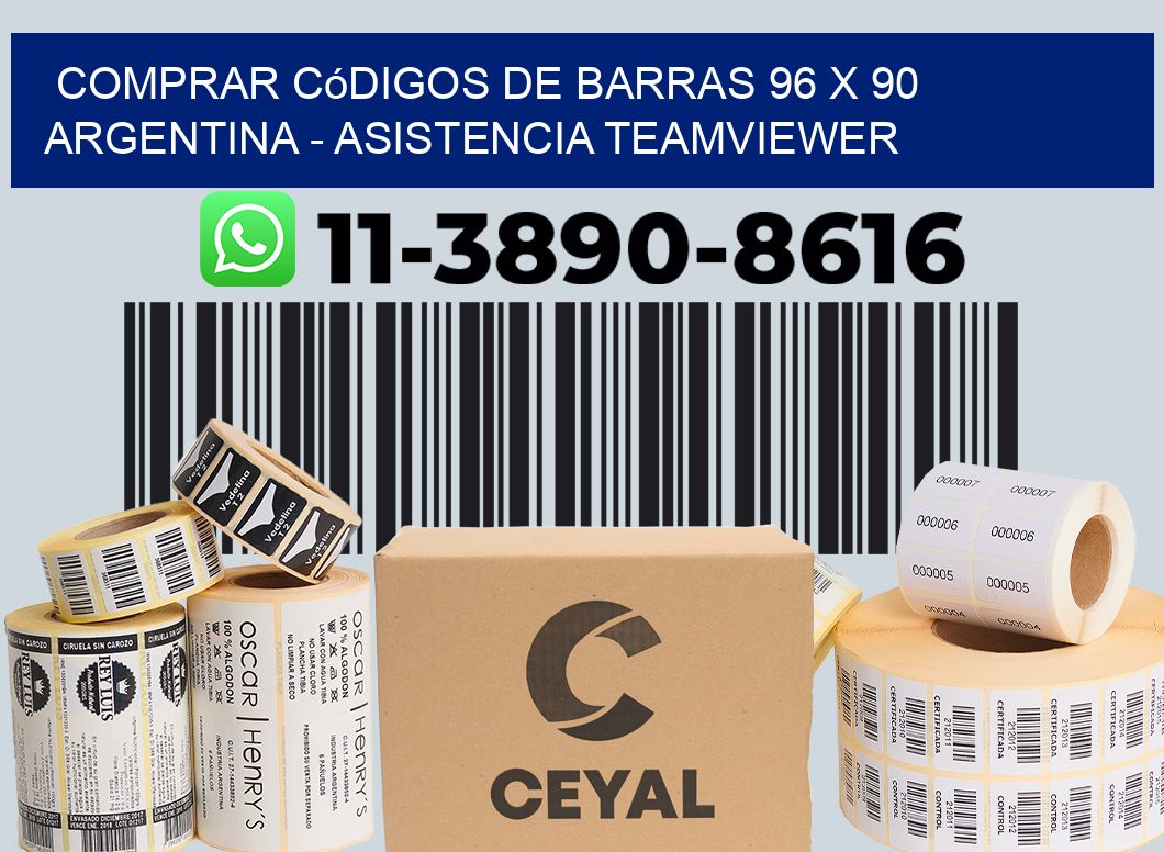 Comprar códigos de barras 96 x 90 argentina - asistencia teamviewer